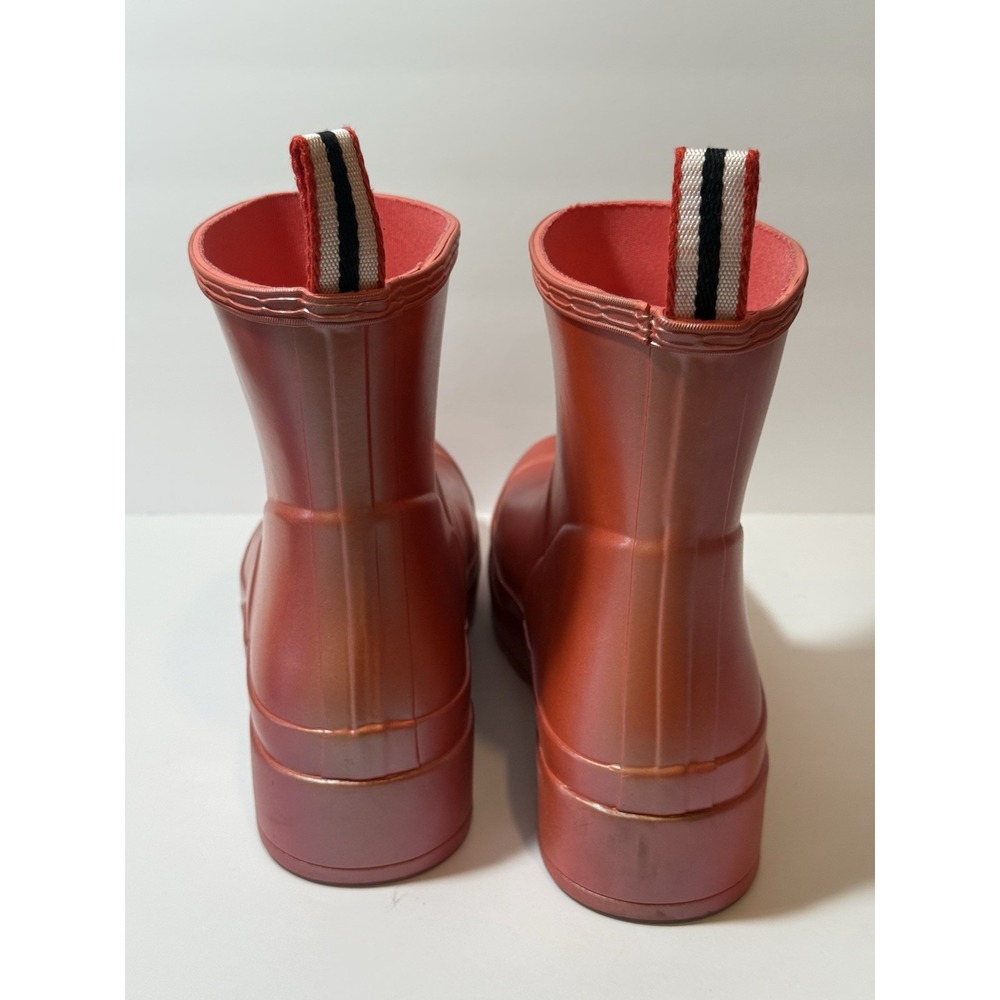 Hunter Original Play Short Nebula Rain Boots US 9 Women Shimmer Pink WFS2020NEB - Picture 6 of 7